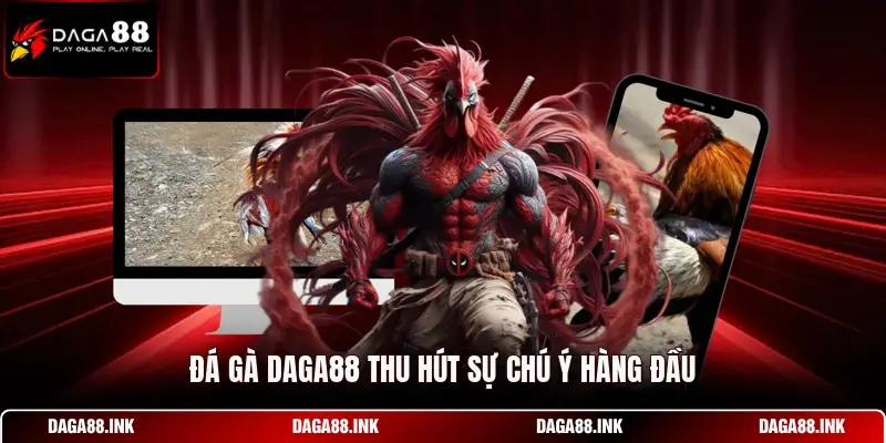 Đá gà DAGA88 thu hút sự chú ý hàng đầu
