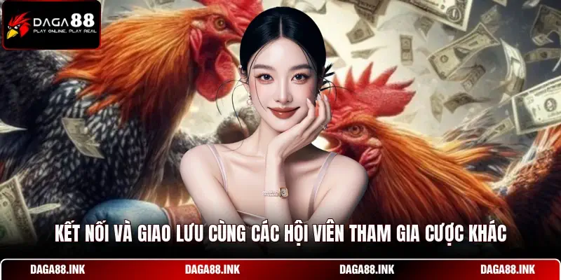 Kết nối và giao lưu cùng các hội viên tham gia cược khác